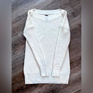 Maternity - Cream Oversized sweater